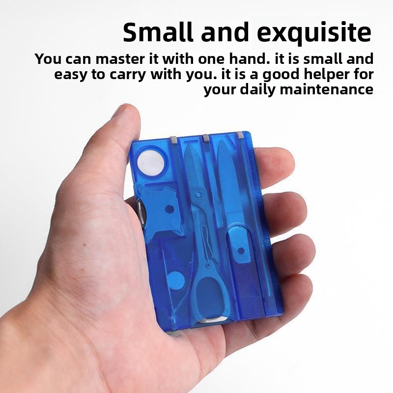 Multitool Credit Card - Kartu Kredit Saku 12 In 1