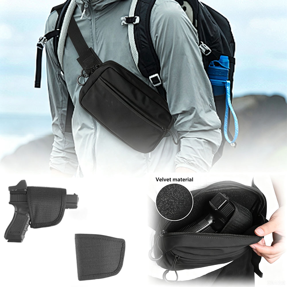 Edc Concealed Carry Bag - Tas Pinggang Taktis Tersembunyi Dengan Kantong