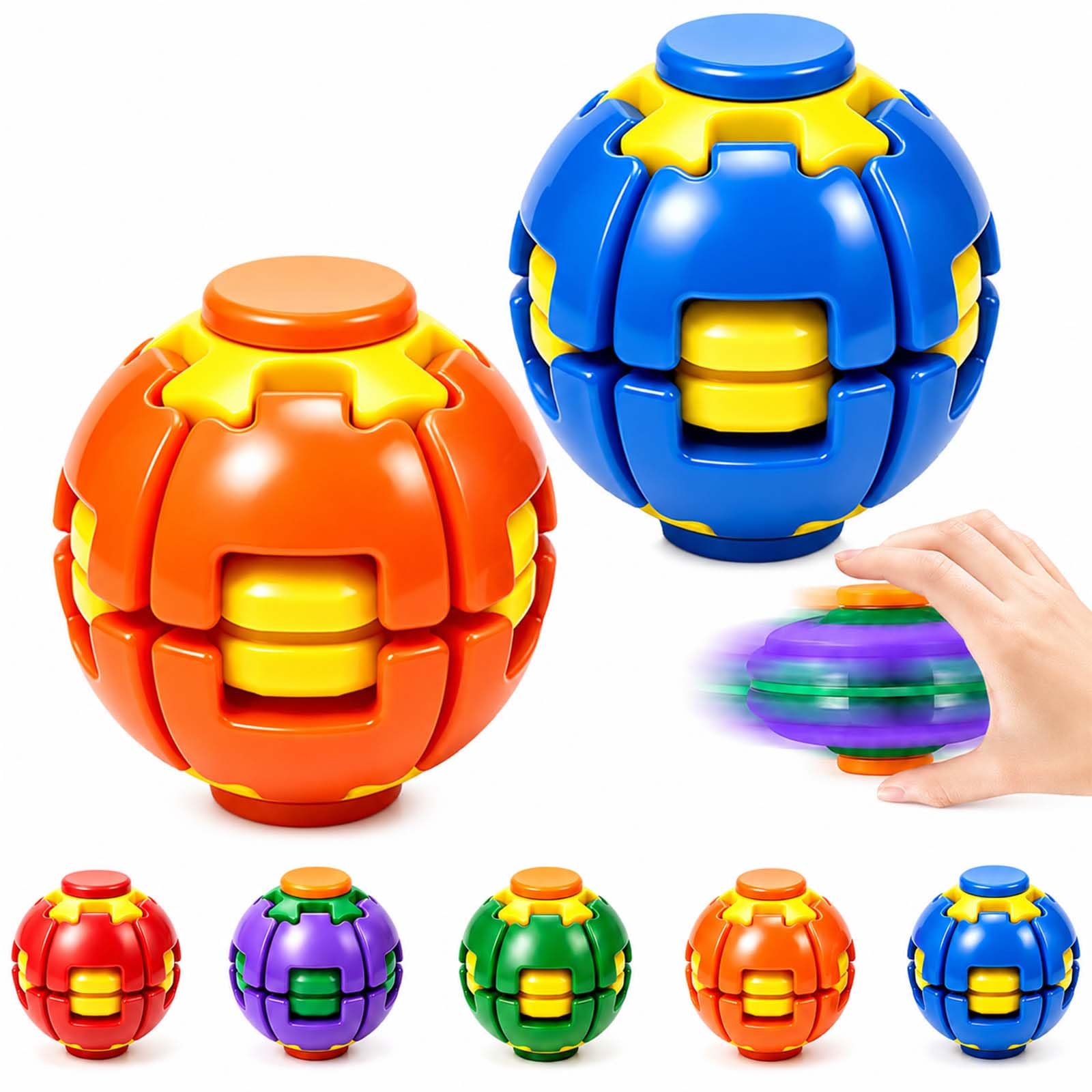 Fidget Spinner Bearing - Mainan Kubus Bola Ajaib Fidget Spinner