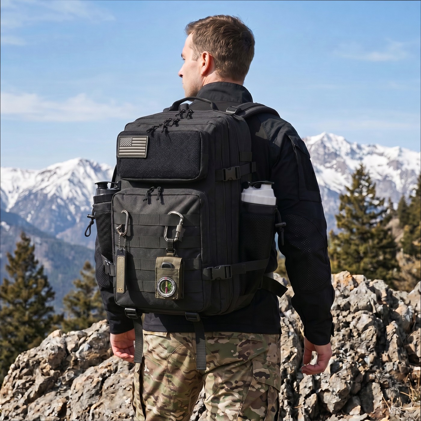 Edc Concealed Carry Bag - Ransel Pancing Taktis Kapasitas Besar 45L