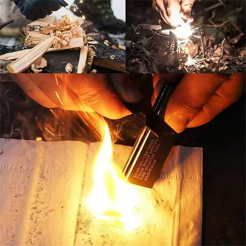 Pemantik Api Luar Ruangan, Ton - Ferro Rod Striker ulasan dan harga