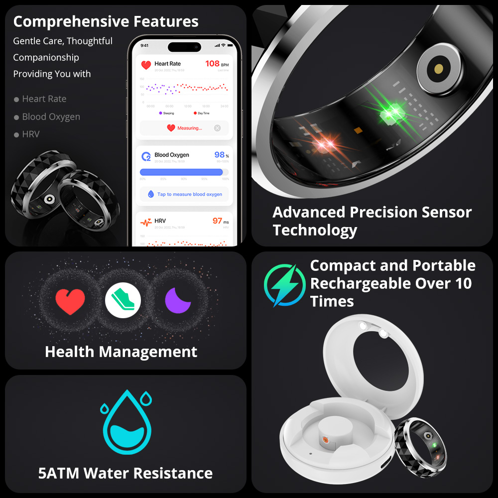 2024 COLMI R11 cincin pintar,  - Fidget Spinner Bearing ulasan dan harga