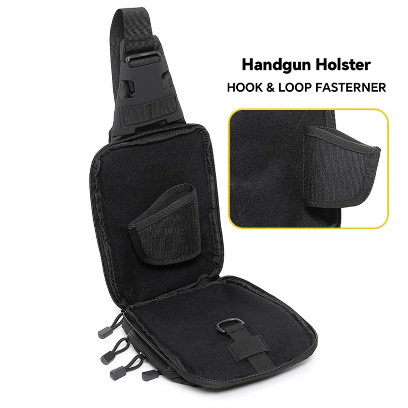 Tas Selempang Taktis untuk Men - Edc Concealed Carry Bag ulasan dan harga