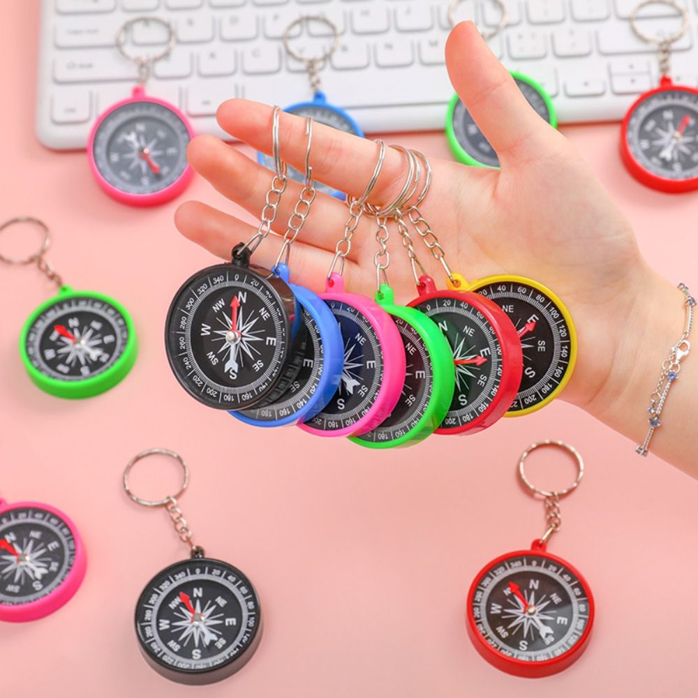 Gantungan Kunci Kompas Saku un - Compass Keychain Mini ulasan dan harga
