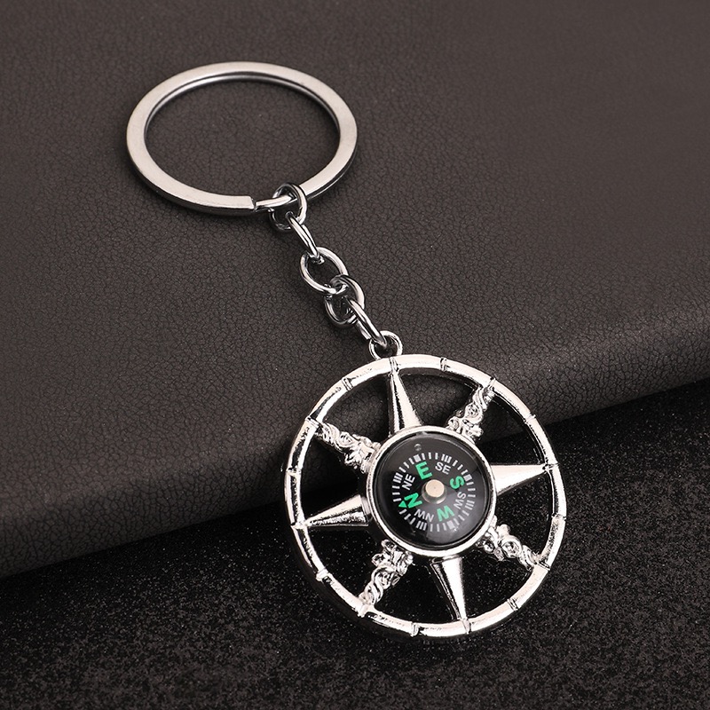 Gantungan Kunci Kompas Bahari  - Compass Keychain Mini ulasan dan harga