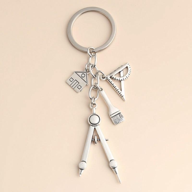 Gantungan Kunci Perak Multifun - Compass Keychain Mini ulasan dan harga
