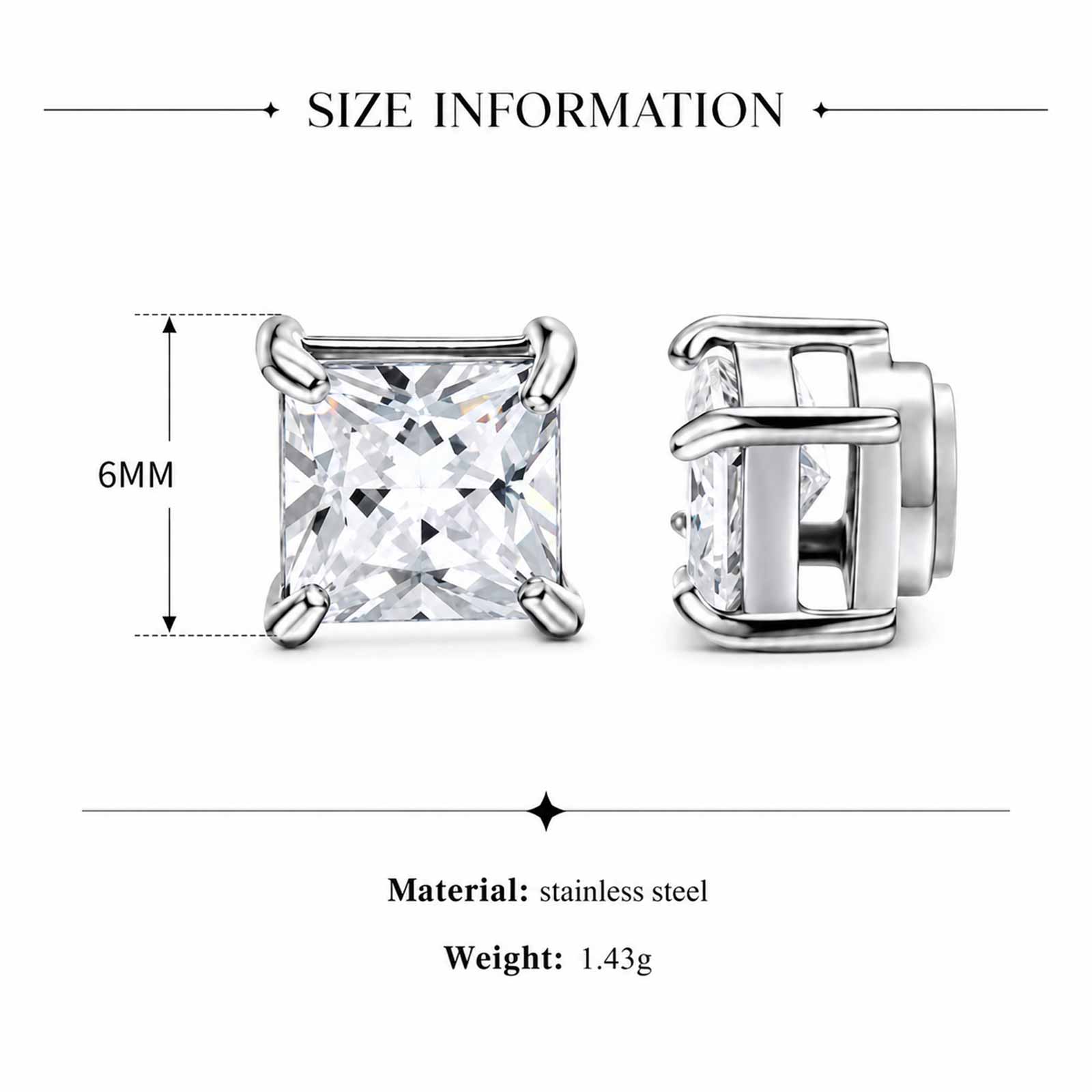 Anting Klip Magnetik Zirkonia  - Money Clip Magnetic ulasan dan harga