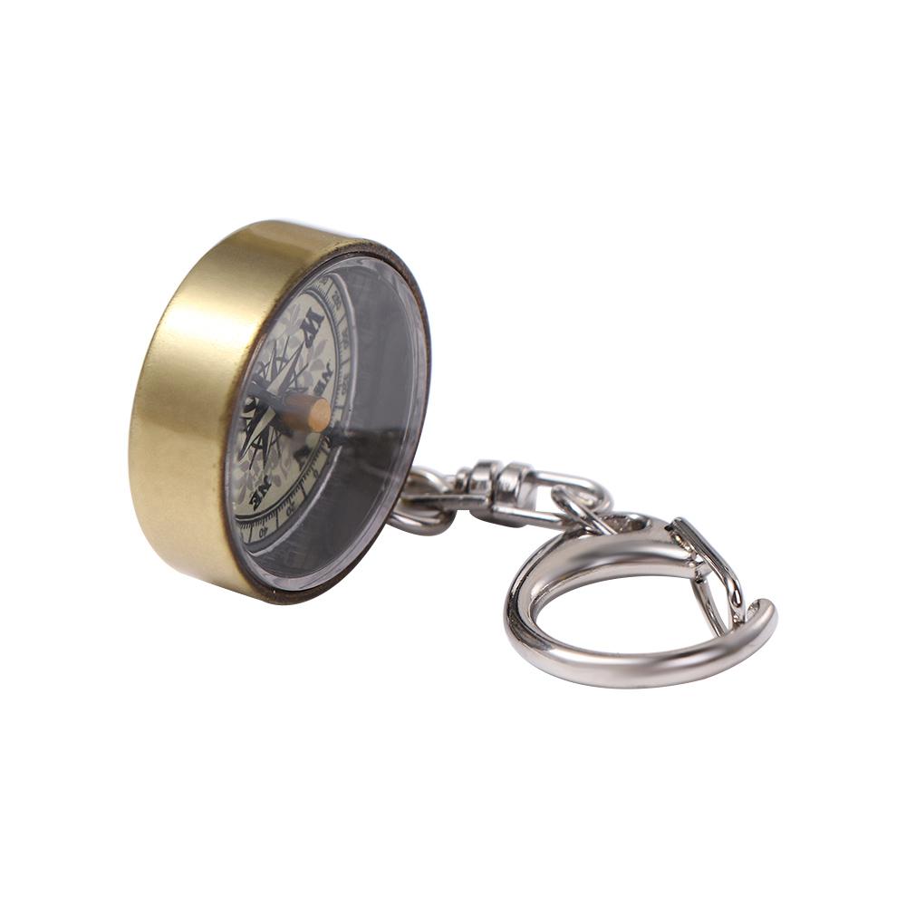 1 Buah Gantungan Kunci Paduan  - Compass Keychain Mini ulasan dan harga