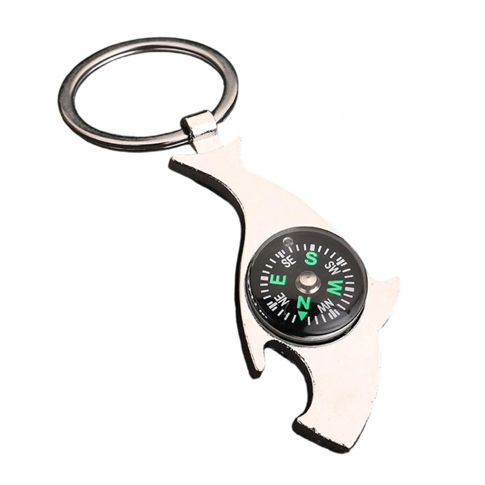 Gantungan Kunci Tekstur Mewah  - Compass Keychain Mini ulasan dan harga