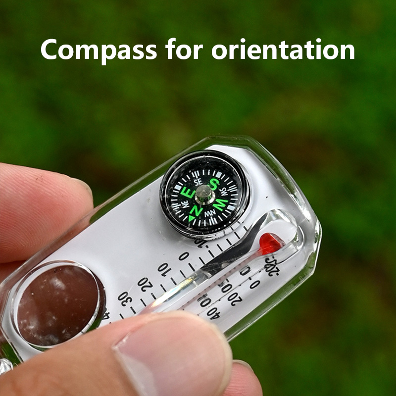 Peralatan Luar Ruangan Kompas  - Compass Keychain Mini ulasan dan harga