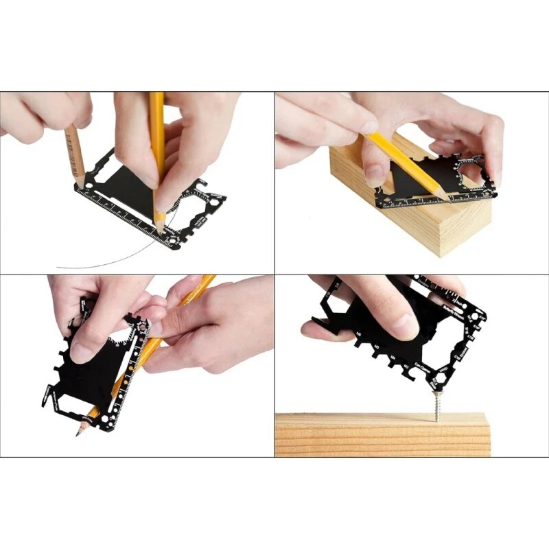 Alat serbaguna 46 dalam 1 ukur - Multitool Credit Card ulasan dan harga