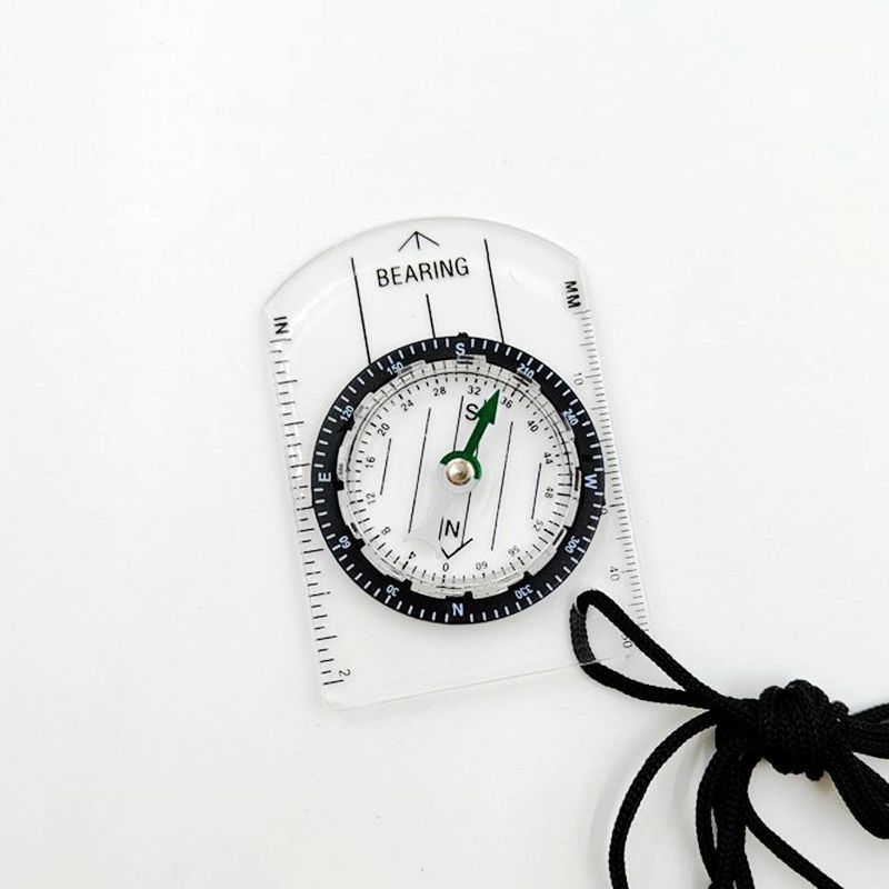 1pc/2pc Kompas Mini Akrilik Tr - Compass Keychain Mini ulasan dan harga