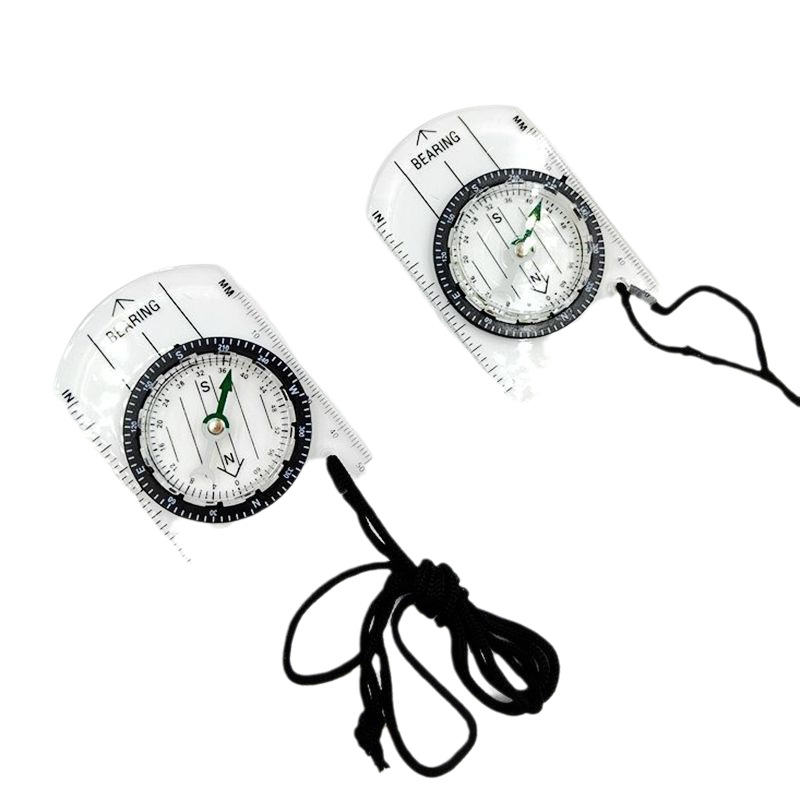 1pc/2pc Kompas Mini Akrilik Tr - Compass Keychain Mini ulasan dan harga