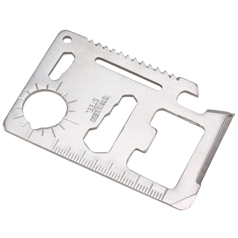 Alat saku kartu kredit 11 In 1 - Multitool Credit Card ulasan dan harga