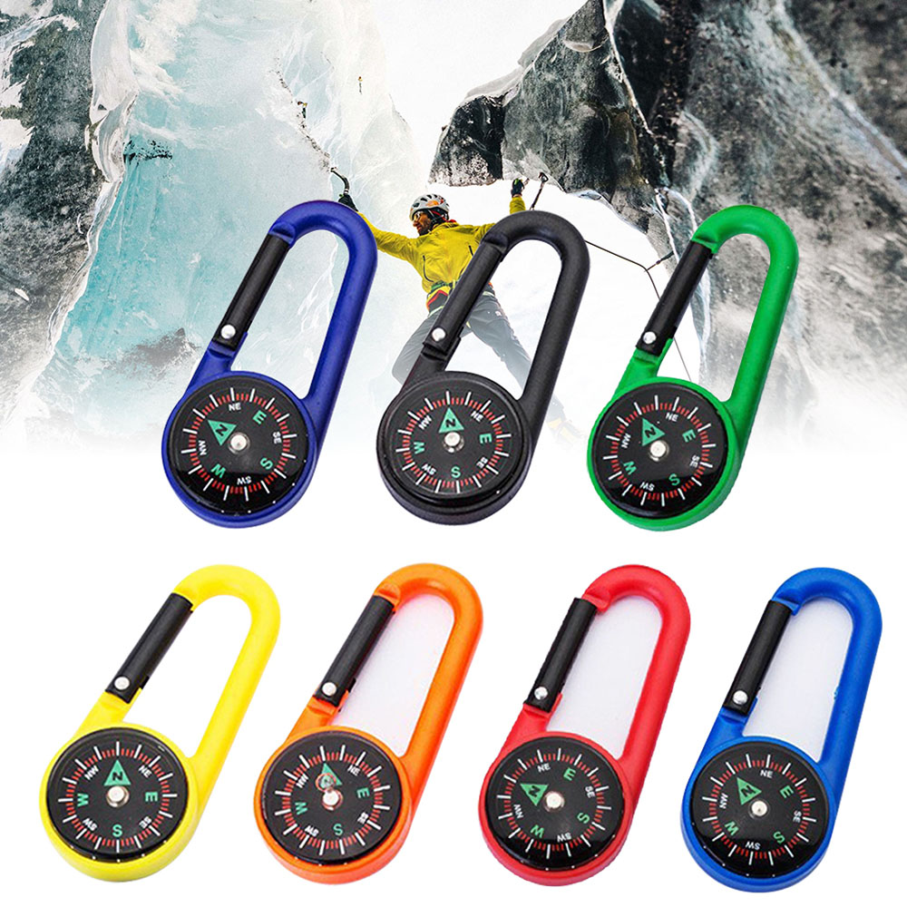 Kompas Luar Ruangan Carabiner  - Compass Keychain Mini ulasan dan harga