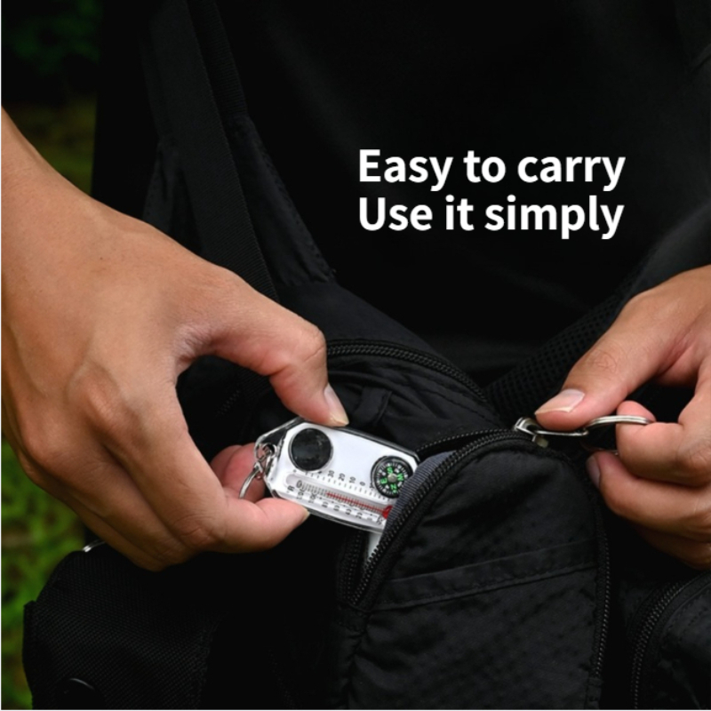 Gantungan Kunci Mini untuk Ber - Compass Keychain Mini ulasan dan harga