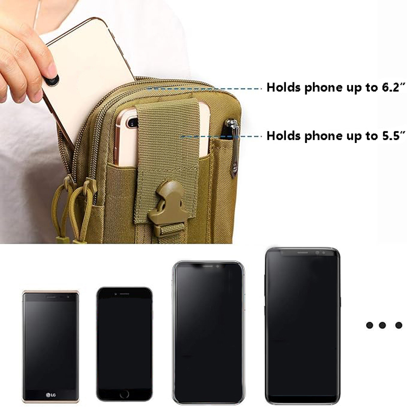 Tas Pinggang Kantong Molle Tak - Edc Everyday Carry ulasan dan harga
